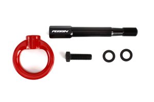Toyota GR86 Tow Hook Kit - Front - Perrin Performance - Red - `17-`20